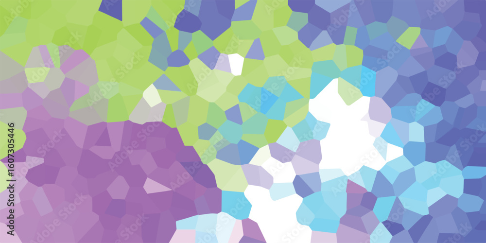 Poster abstract geometric mosaic composition of vibrant colors forming a unique visual texture suitable for