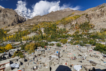 The Landscape Hunza Valley Autumn