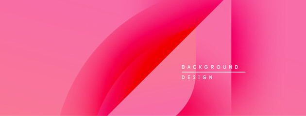 Abstract pink background. Smooth gradients create flowing shapes, modern design elements present. Minimalist aesthetic, vibrant colors dominate composition.