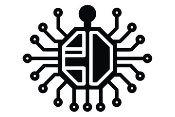 artificial intelligence vector icon