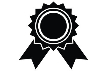 award ribbon vector icon