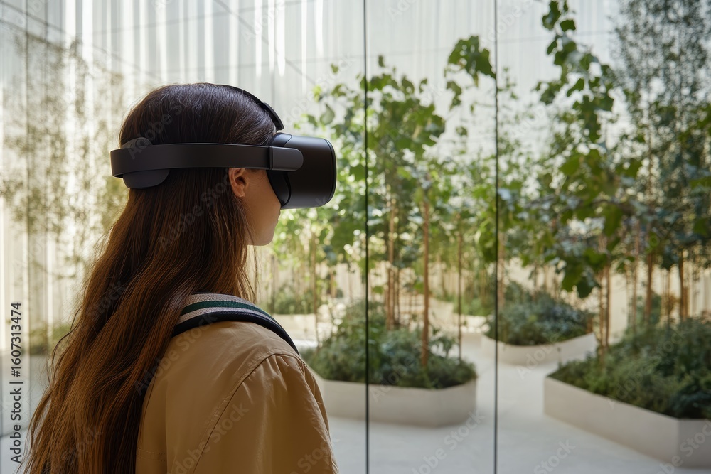 Poster exploring augmented reality in a modern educational environment with immersive technology