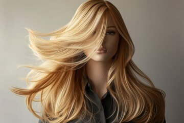 Showcasing elegant hair designs with realistic styling techniques for advertising campaigns