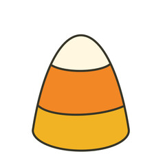 Candy Corn Halloween Sweet Icon