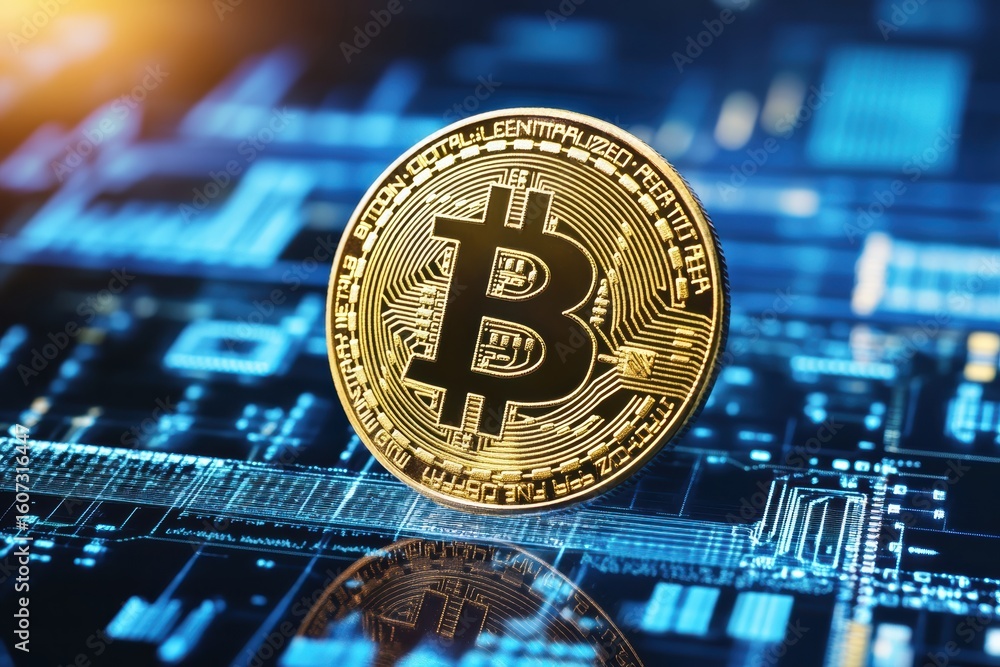 Aufkleber exploring cryptocurrency concepts through dynamic graphic layouts and designs