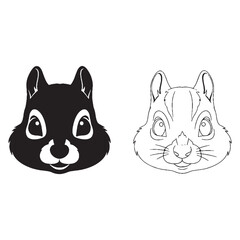 Sleek Elegant Silhouette & Lineart of Aardvark Figure Pairing - Clean and Defined - Aardvark silhouette - Aardvark lineart - Aardvark vector

