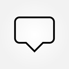 Naklejka premium chat message icon symbol illustration vector eps10 logo template design