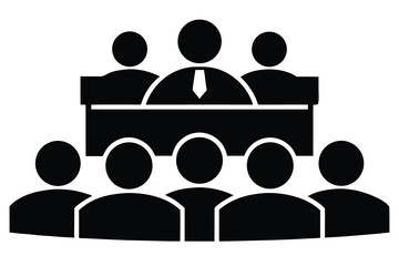 conference vector icon