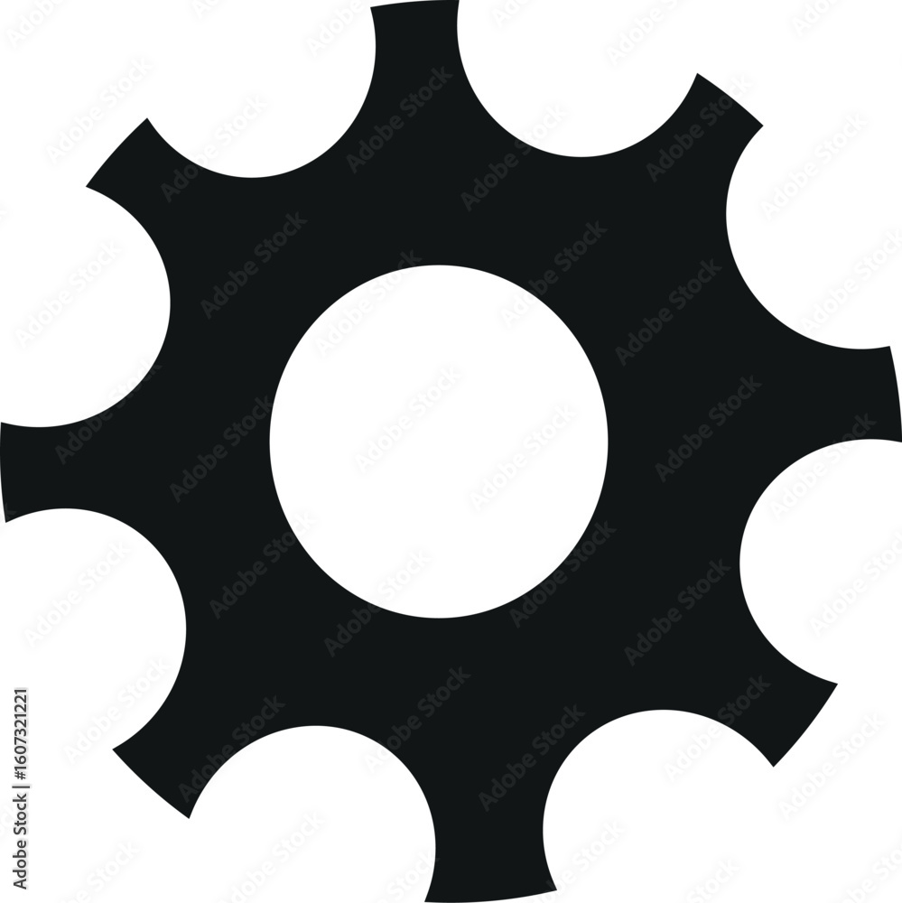 Poster abstract geometric pattern with vibrant color splashes and a central black silhouette representing c