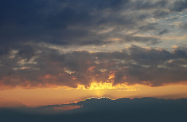 clouds in the sky