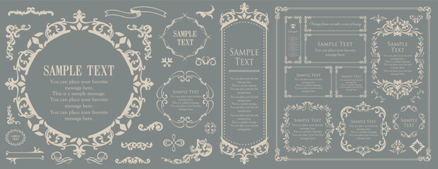 アンティークフレームセット