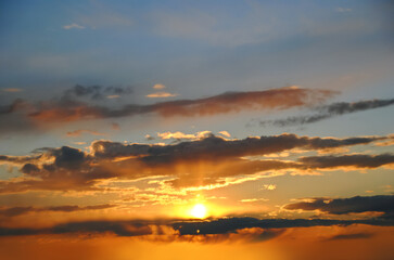 clouds in the sky