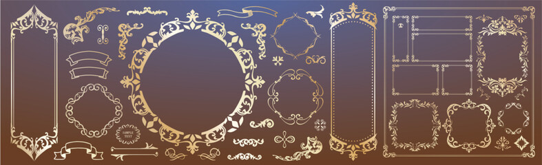 ゴージャスフレームデザインセット