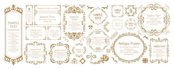 アンティークフレームセット