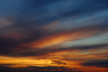 clouds in the sky