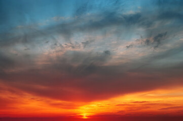 clouds in the sky
