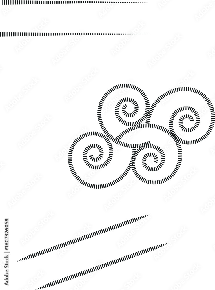 Poster a striking black silhouette of a person in a dynamic pose rendered in a clean modern vector design p