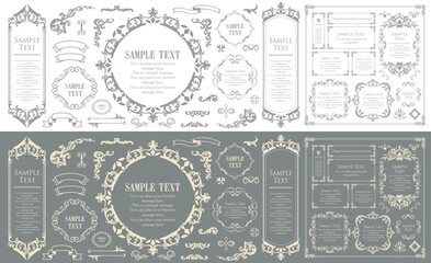 アンティークフレームセット