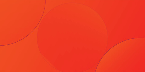 Simple art abstract circle background  orange red gradient  vector design