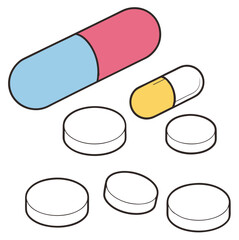 pills and capsules