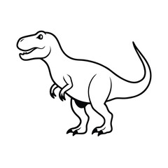 tyrannosaurus rex silhouette dinosaur Jurassic