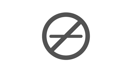 Offline indicator with gray slash animation