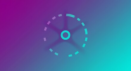 Loading spinner with gradient rotate animation