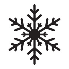 Simple and Elegant Snowflake Design Depicting the Beauty of Winter and the Charm of the Holiday Season