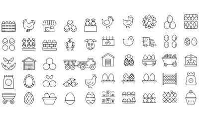Farm & Animal Clipart Bundle – Line Art, Cartoon, Silhouette, and Vector Animal Icons