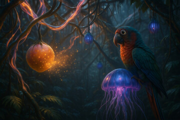 Landscapes of Parrot Jungle of the Star-Eaters