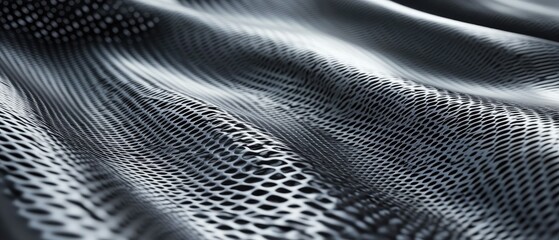 Abstract wavy mesh texture
