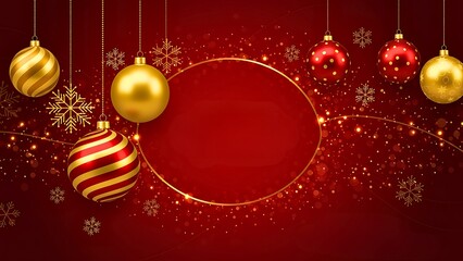 Fototapeta premium Christmas Ornaments Background