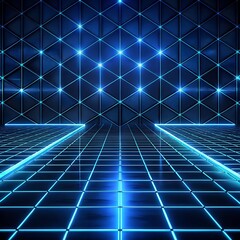 abstract blue background with arrows