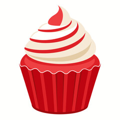 cupcake isolated on white