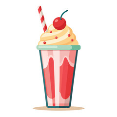 strawberry ice cream dessert