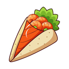 vector illustration of a sandwich