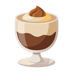 chocolate cake with cream