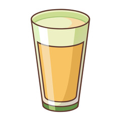 glass of beer isolated