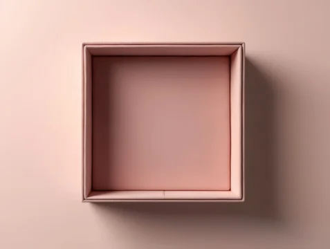 Blank jewelry box insert for branding presentation