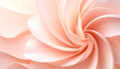 Obraz premium Abstract swirling pink petals