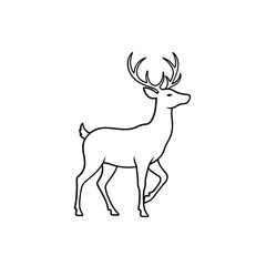 A majestic stag with large antlers stands proudly in a field