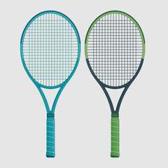 tennis racket and ball