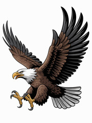 eagle in flight