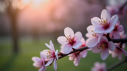 High speed breeze sways cherry trees creamy bokeh K petals drifting like confetti wedding teasers spring skincare lines mindfulness meditations gain vibrant hopeful flourish blossoming life seasonal