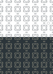 LED matrix RGB LED chips on a rigid PCB close up seamless pattern illustrations