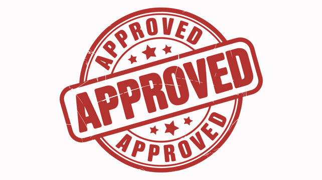 approved stamp icon
