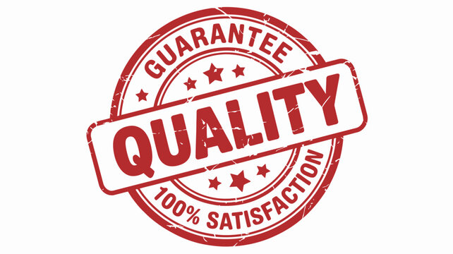 quality guarantee stamp vector