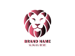 Modern 3D Render of a Geometric Lion Head for a Powerful Brand Identity