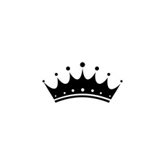 A crown vector logo with an elegant and luxurious design. Suitable for corporate branding, fashion, jewelry, or businesses seeking to project an exclusive and classy image. This vector design is easil
