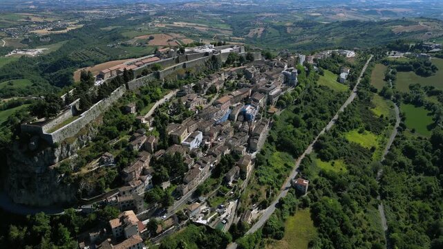 Civitella del Tronto is a hilltop village in the province of Teramo in Abruzzo, Italy, with its magnificent fortress. It is part of the Citt&agrave; Territorio-Val Vibrata union 